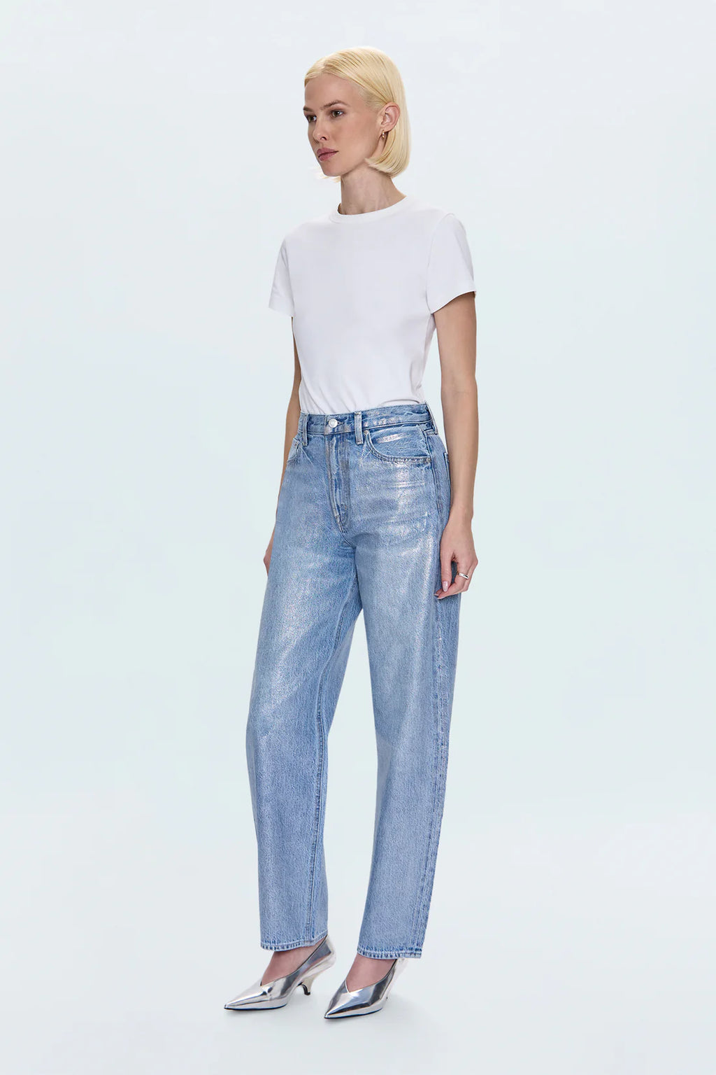 Pistola- Wes High Rise Barrel Jean- Spellbound