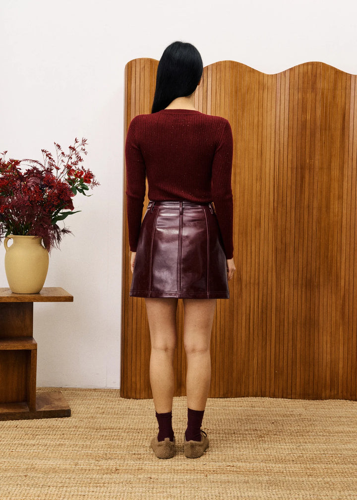 GERANIUM BORDEAUX SWEATER