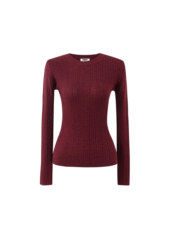 GERANIUM BORDEAUX SWEATER