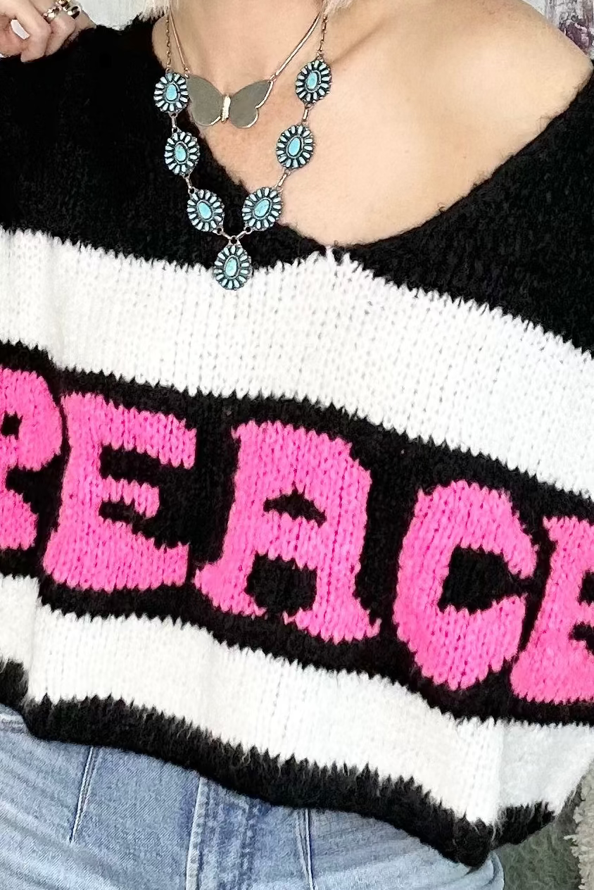 Peace Out Sweater