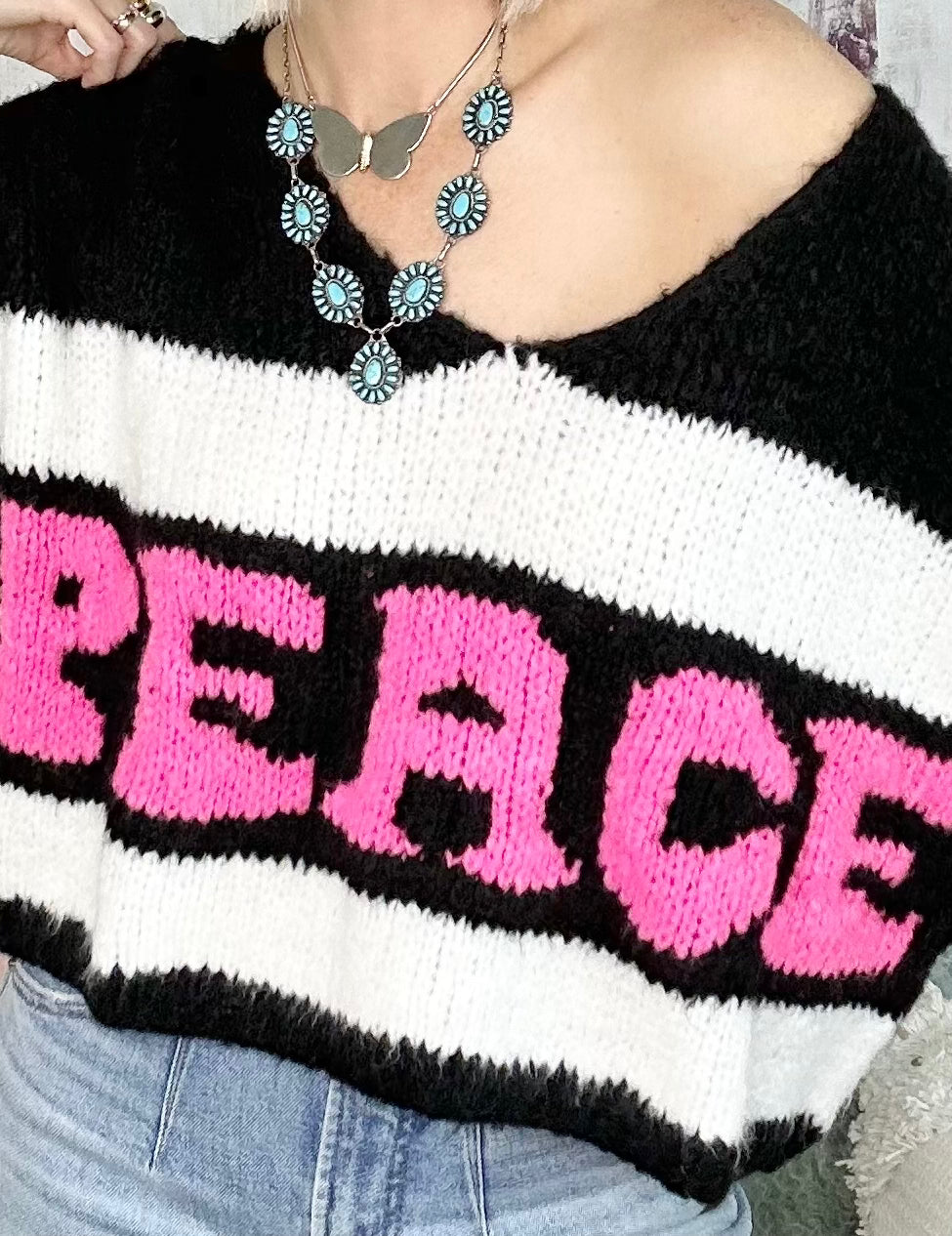 Peace Out Sweater
