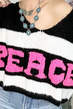 Peace Out Sweater