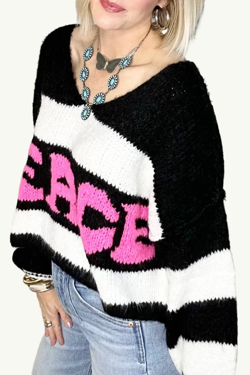 Peace Out Sweater