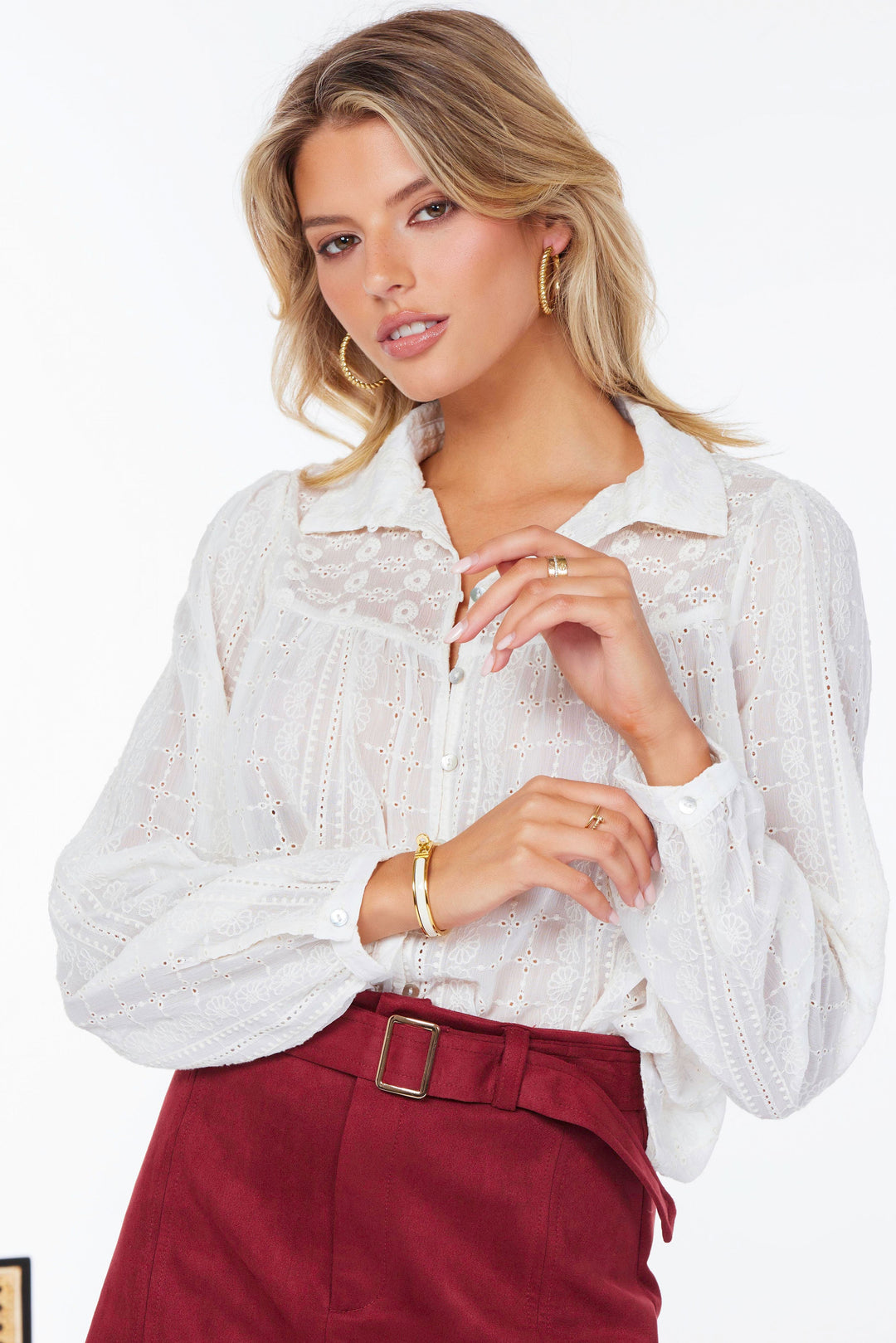 Esme Eyelet Blouse