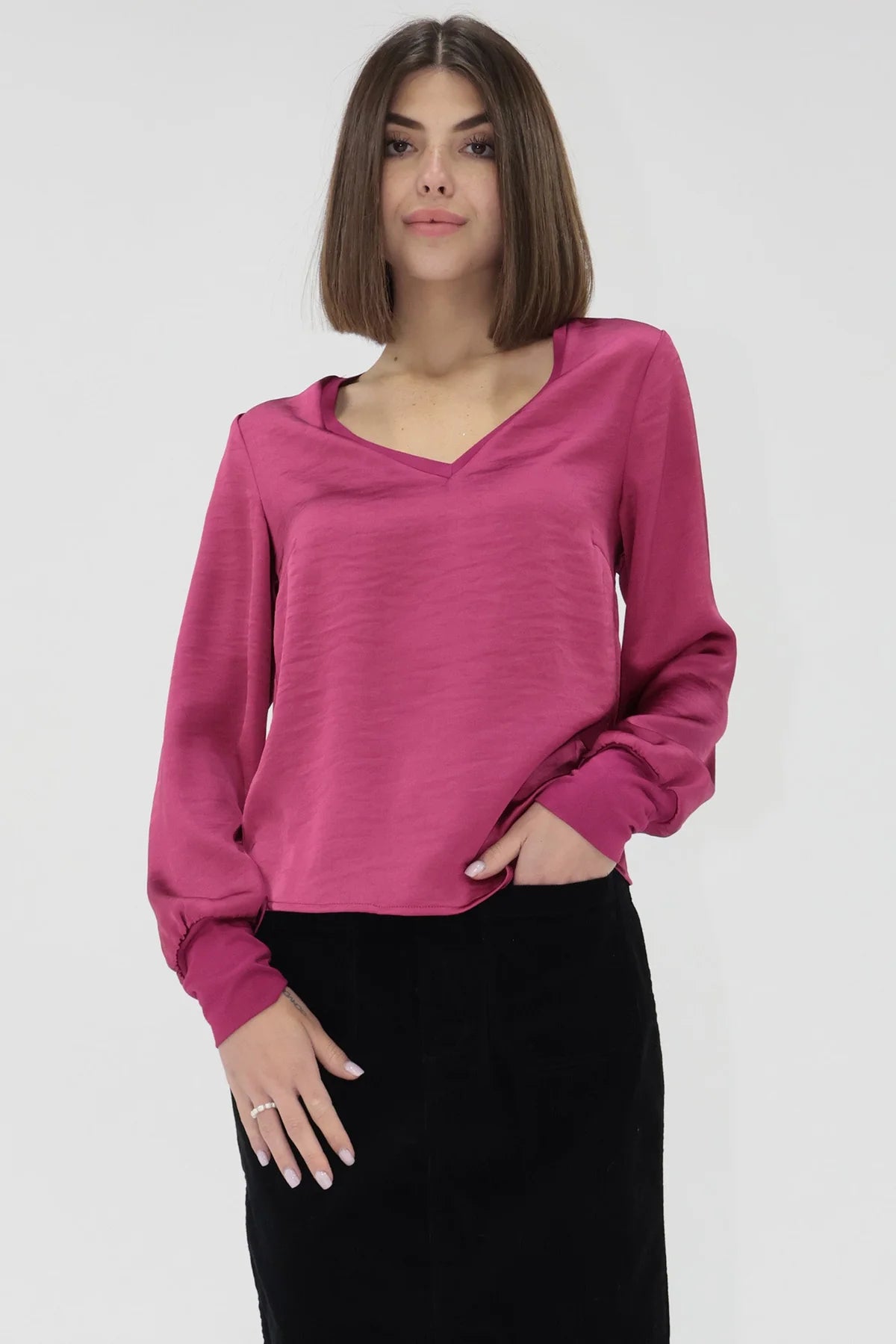 Aya Top Satin