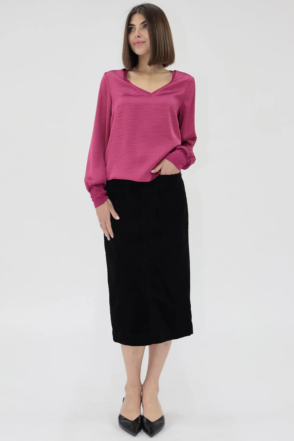 Aya Top Satin