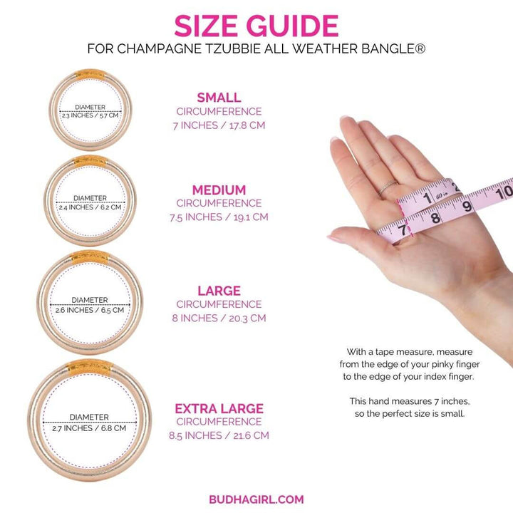 BudhaGirl Tzubbie- All Weather Bangle: Multiple Colors