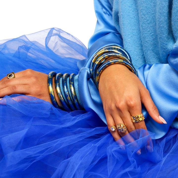 BudhaGirl-KOI TZUBBIE ALL WEATHER BANGLE: Multiple Colors