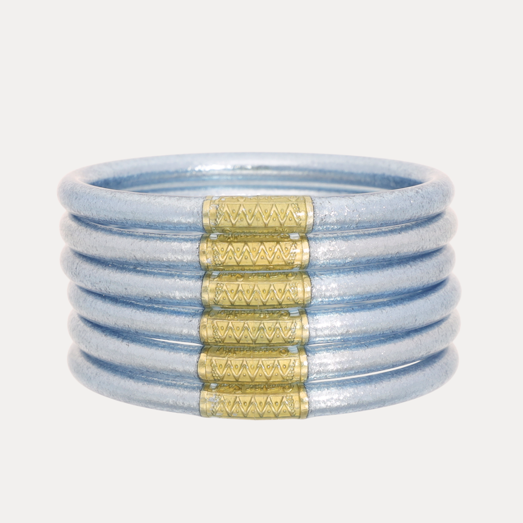 BudhaGirl-Celeste All Weather Bangles® (AWB®) - SET OF 6