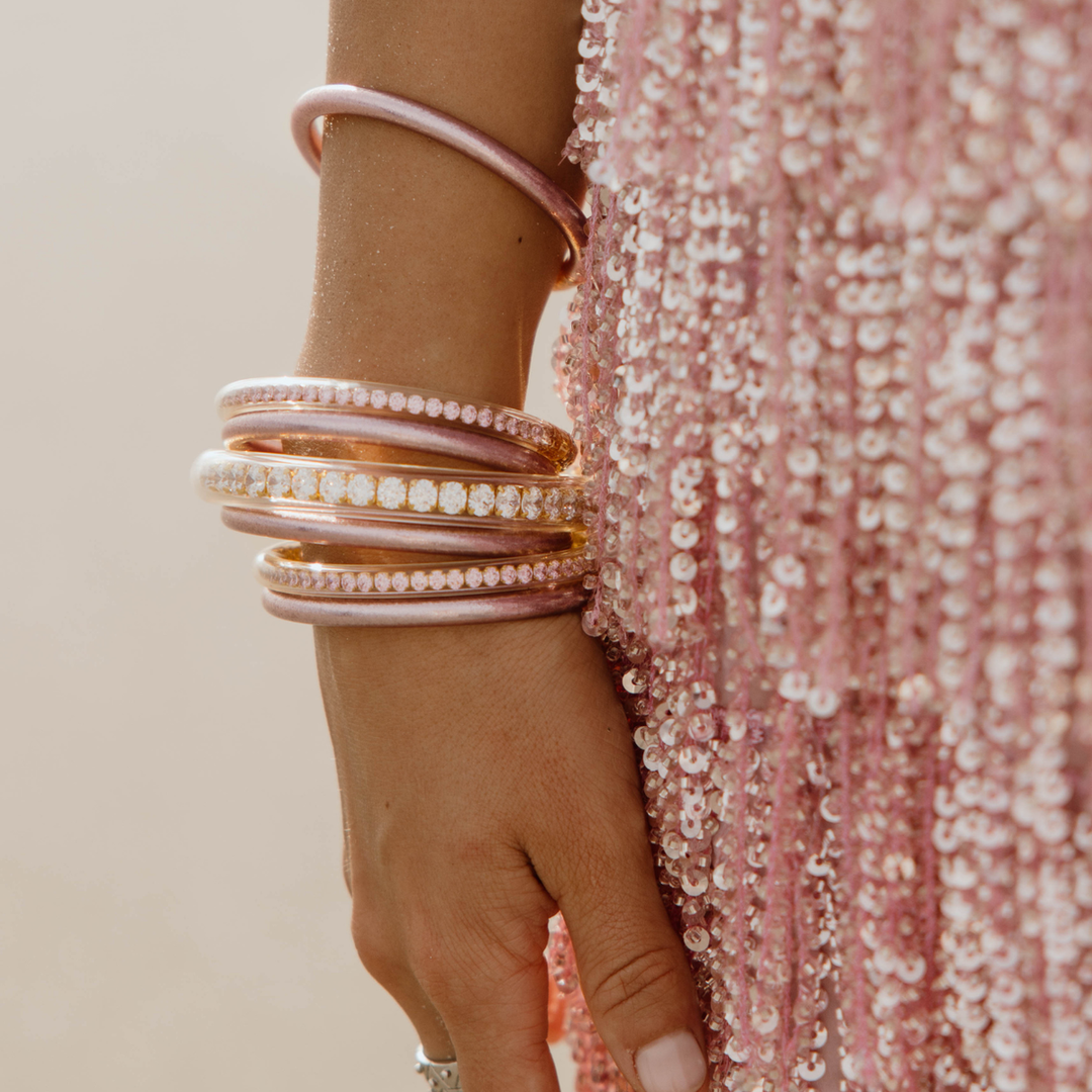 BudhaGirl- ICE ROSE ALL WEATHER BANGLES® (AWB®) - SET OF 6