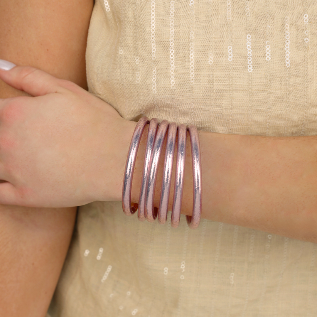 BudhaGirl- ICE ROSE ALL WEATHER BANGLES® (AWB®) - SET OF 6