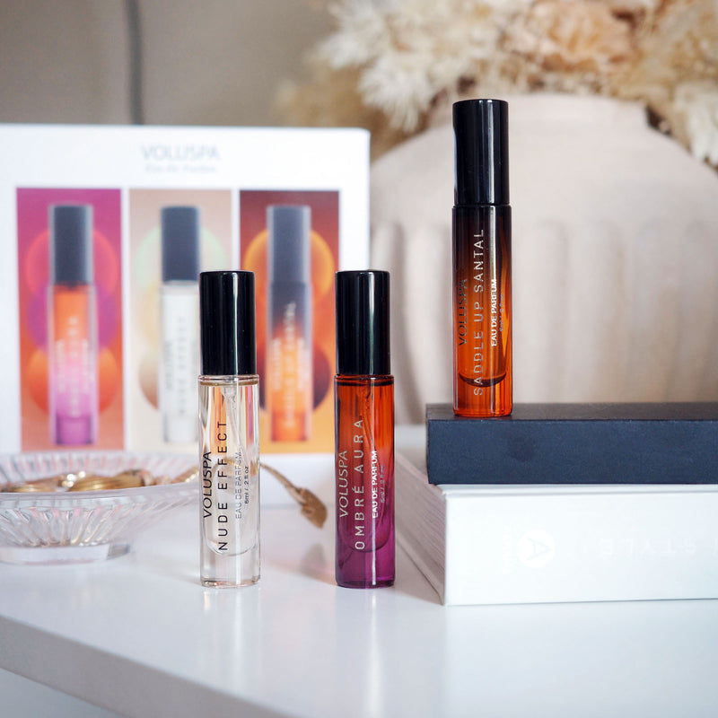 Voluspa- WARM & SPICED TRAVEL TRIO Eau De Parfum Gift Set