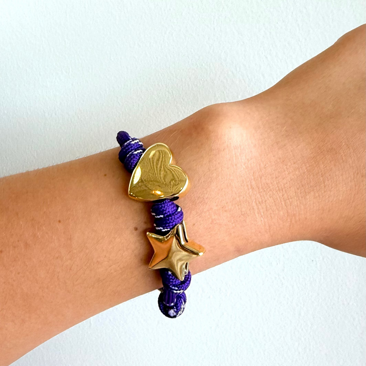 Heartstrings & Stars Wrap Bracelets- (Multiple Color Options)