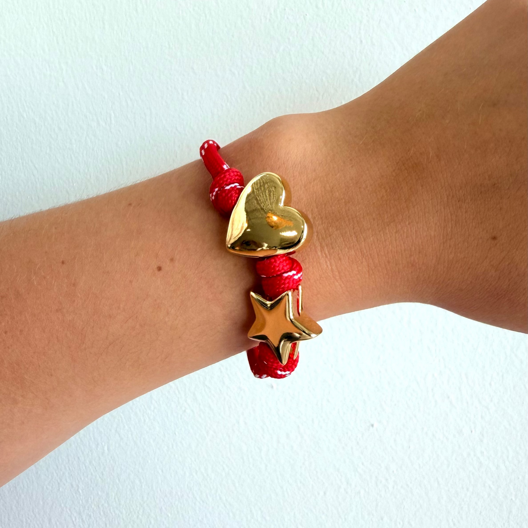 Heartstrings & Stars Wrap Bracelets- (Multiple Color Options)