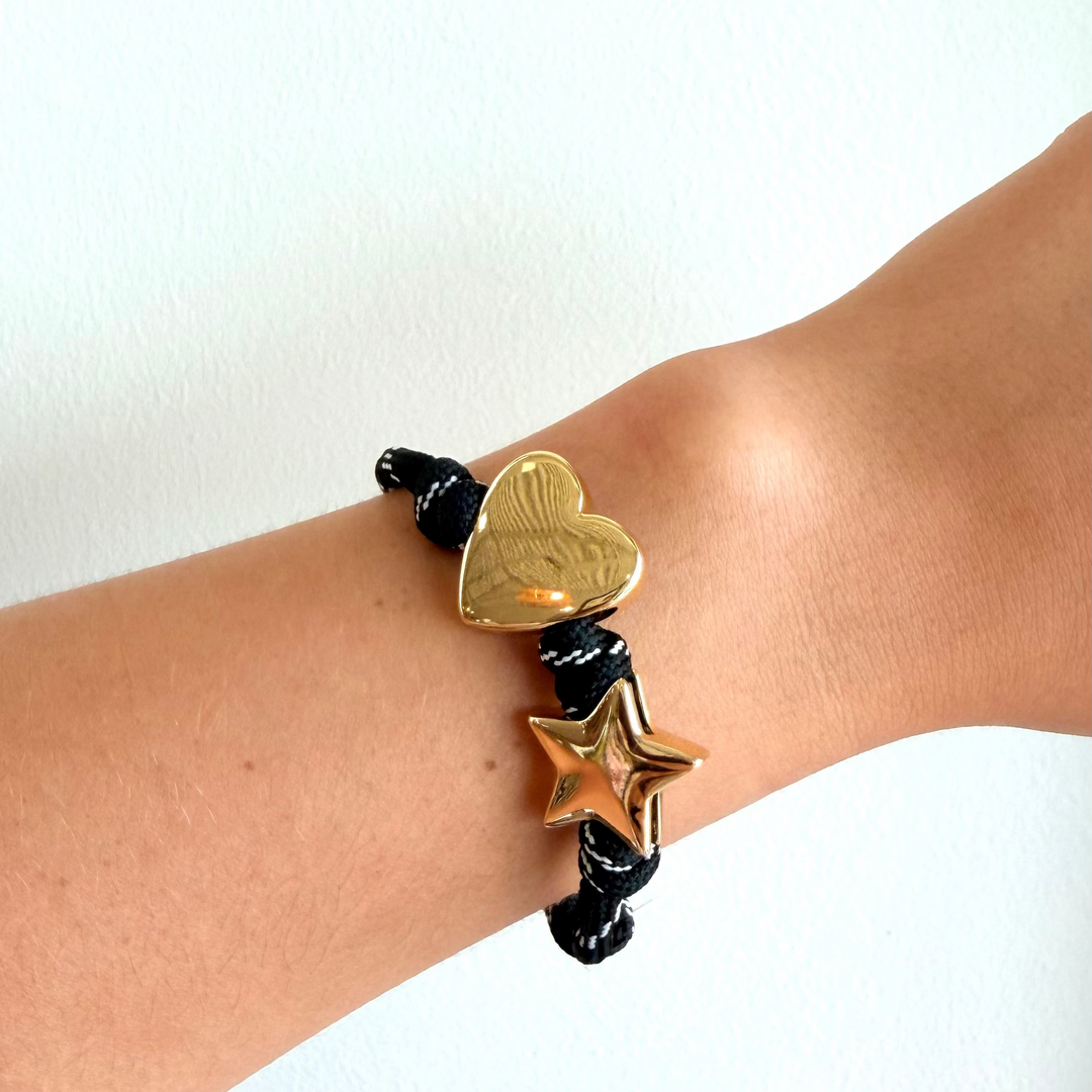 Heartstrings & Stars Wrap Bracelets- (Multiple Color Options)