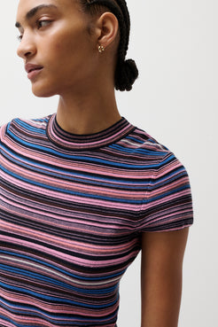 Pistola- SELENE SWEATER TEE - EGYPTIAN BLUE STRIPE