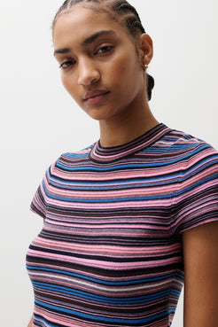 Pistola- SELENE SWEATER TEE - EGYPTIAN BLUE STRIPE