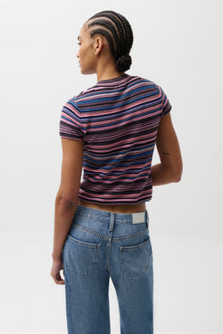 Pistola- SELENE SWEATER TEE - EGYPTIAN BLUE STRIPE