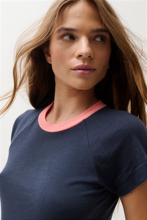 Pistola- RYN BABY TEE - NAVY SHIP