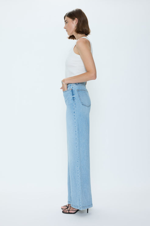 Pistola- LANA HIGH RISE ULTRA WIDE LEG JEAN - PERSPECTIVE