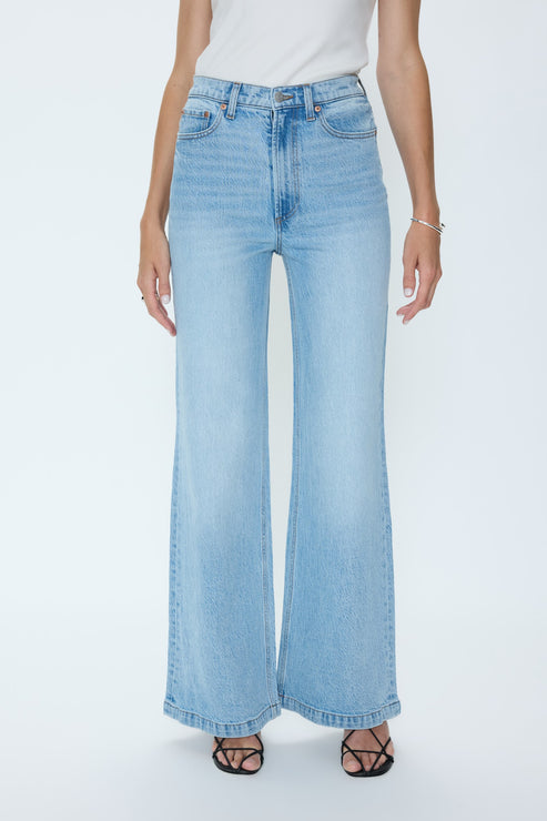 Pistola- LANA HIGH RISE ULTRA WIDE LEG JEAN - PERSPECTIVE