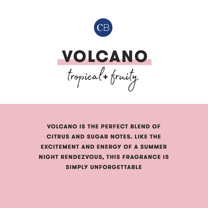Capri Blue- Volcano Rainbow Watercolor Signature Candle