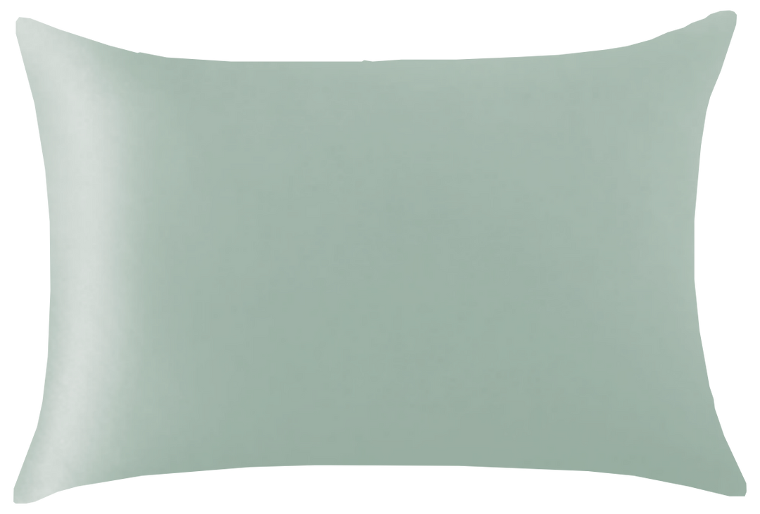 Seafoam Solid Satin Pillowcase