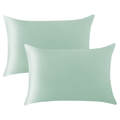 Seafoam Solid Satin Pillowcase