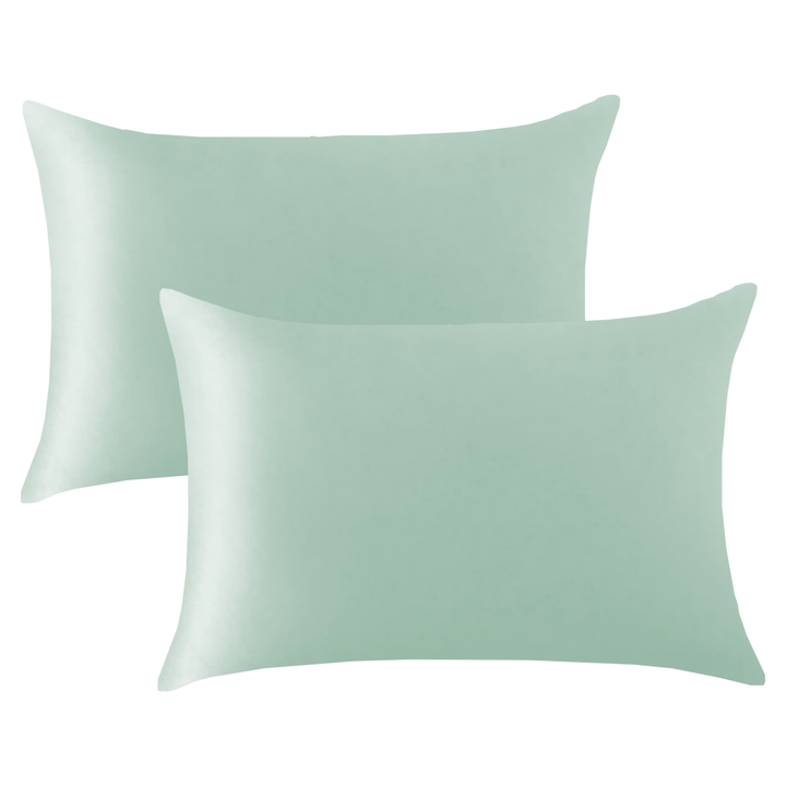 Seafoam Solid Satin Pillowcase