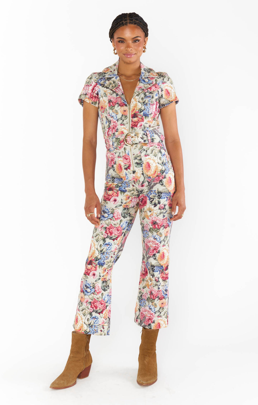 Show Me Your Mumu- Jacksonville Short Sleeve Cropped Jumpsuit FINAL