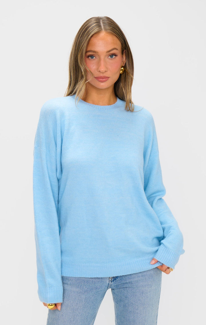 Show me your Mumu- Feel Good Sweater, Blue Me Away Knit