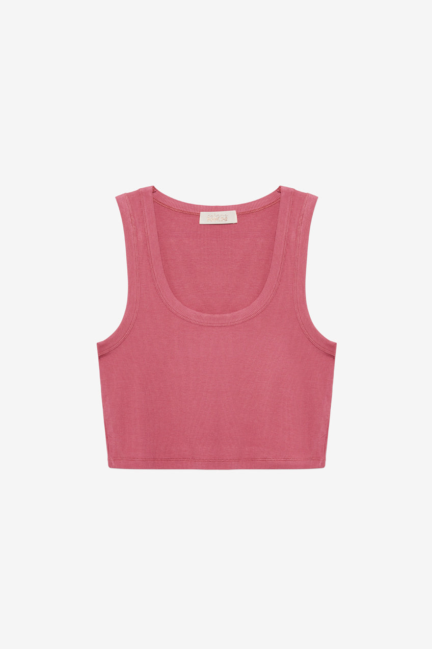 GREEN BASIC TANK TOP