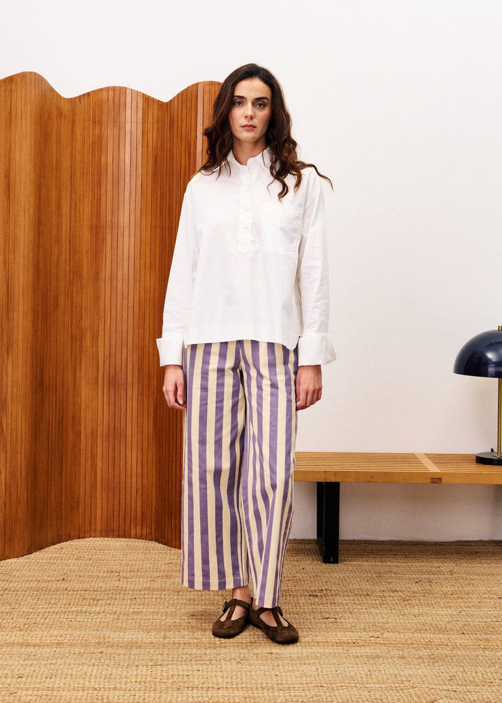Riviera Stripe Pant- Wide Leg- FINAL