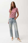 Pistola- Lexi Mid Rise Bowed Straight Jean - Bowie