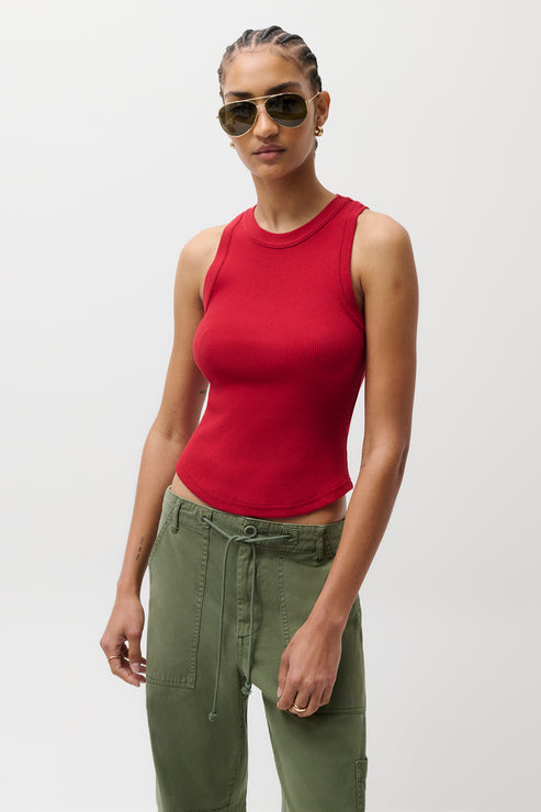 Pistola- NISSI TANK TOP - RACER RED