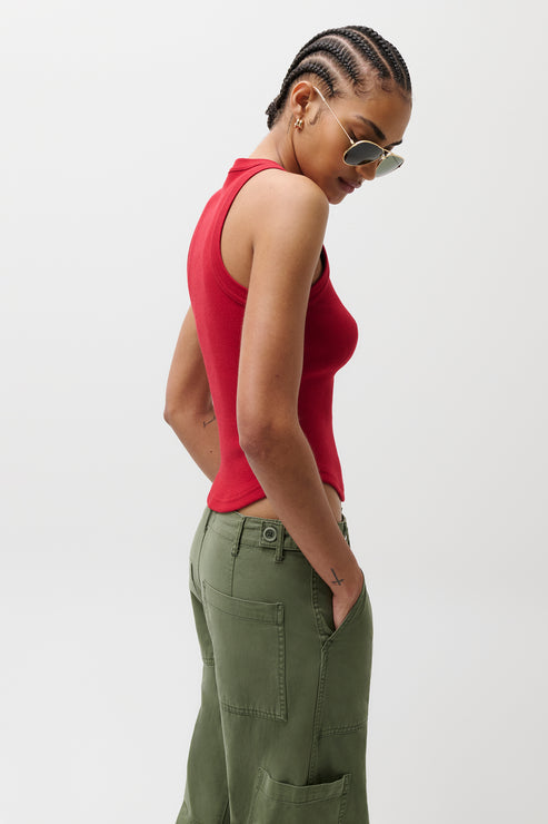 Pistola- NISSI TANK TOP - RACER RED