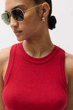 Pistola- Nissi Tank Top- Racer Red