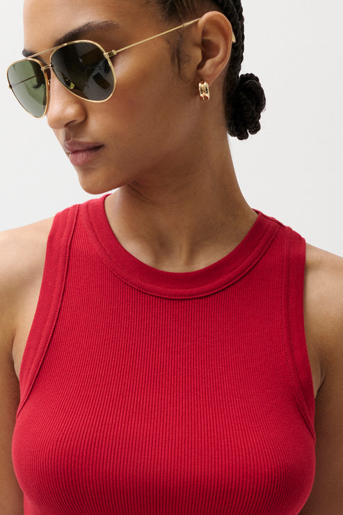 Pistola- NISSI TANK TOP - RACER RED