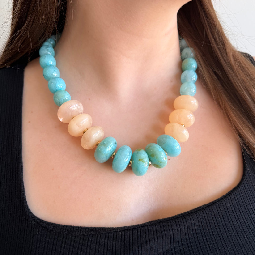 The Sea & Sand Beaded Necklace
