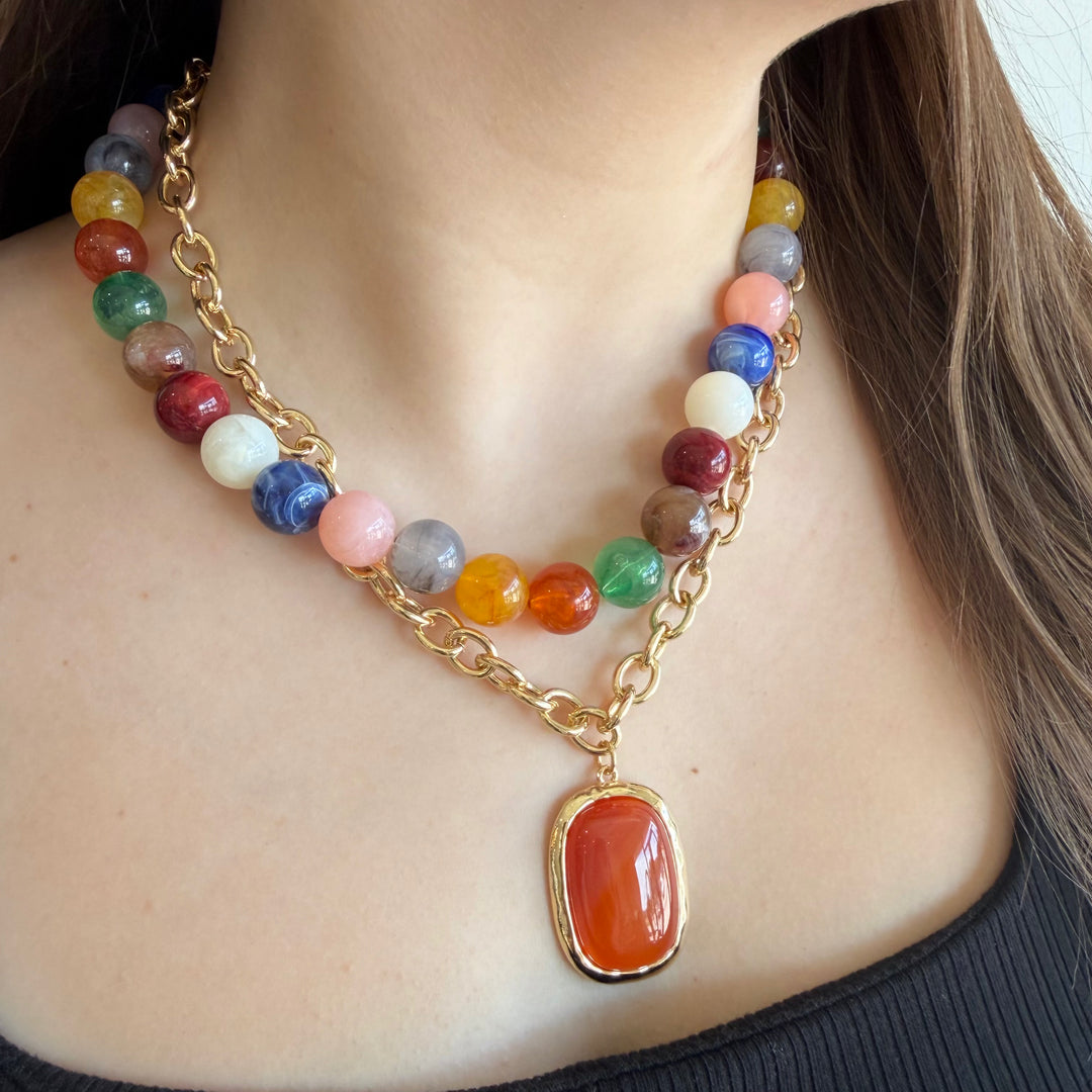 The Gioia Beaded Necklace