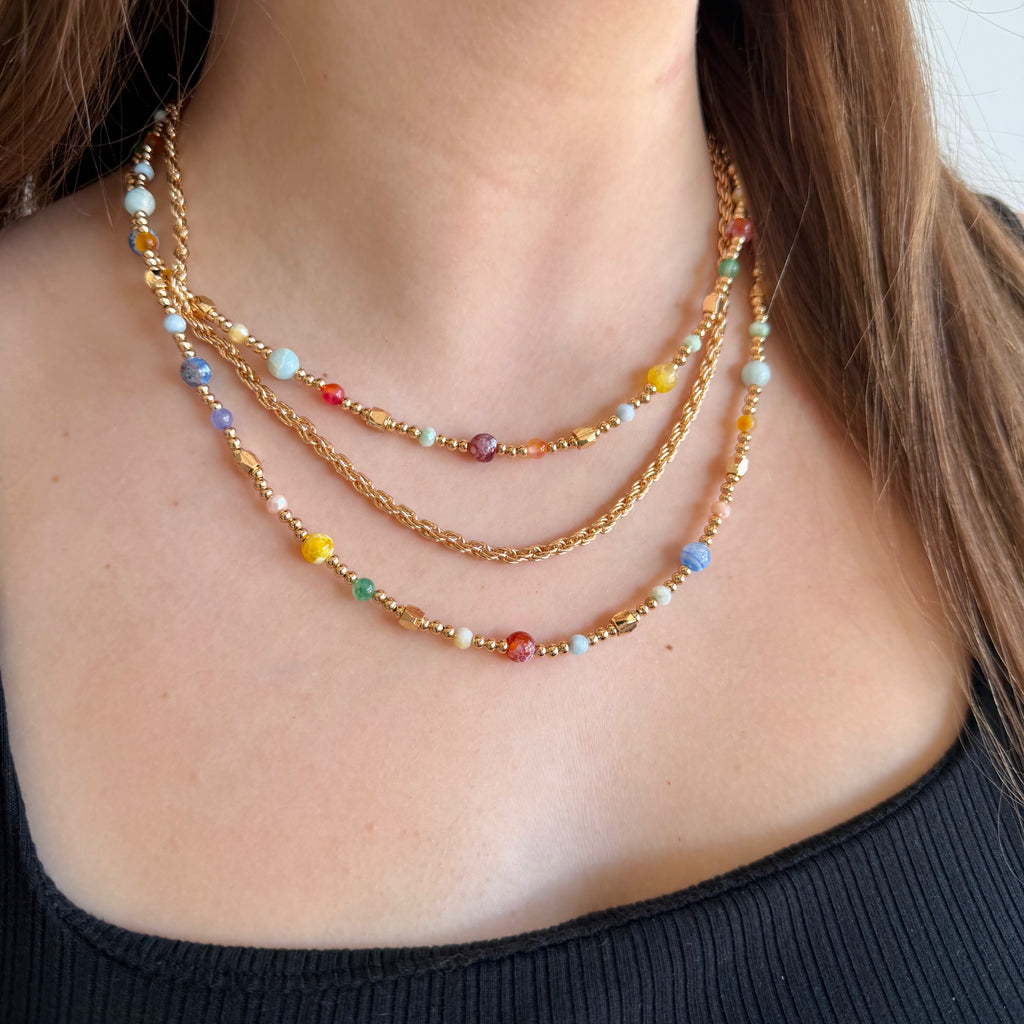 The Effortless Beaded Layer Necklace