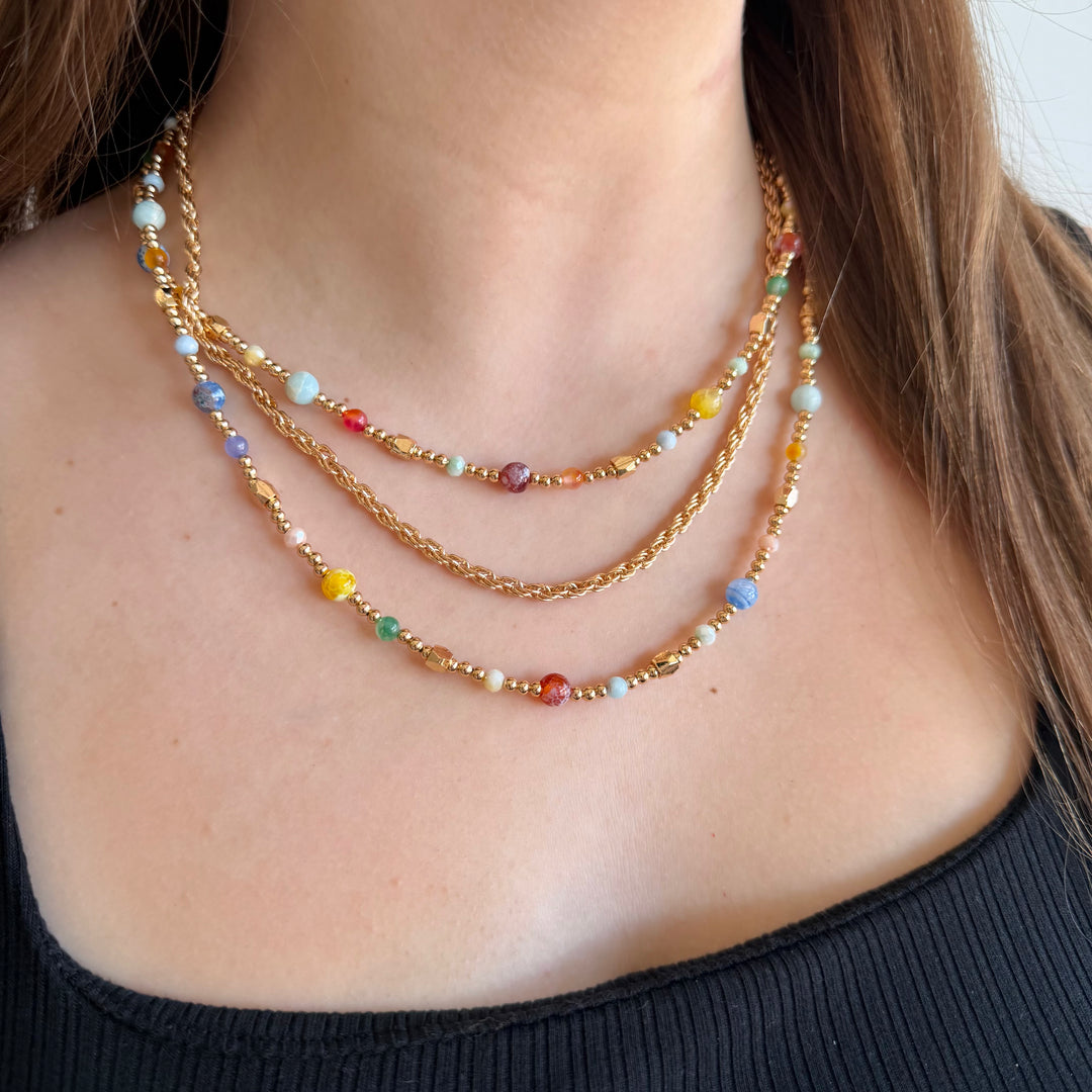 The Effortless Beaded Layer Necklace