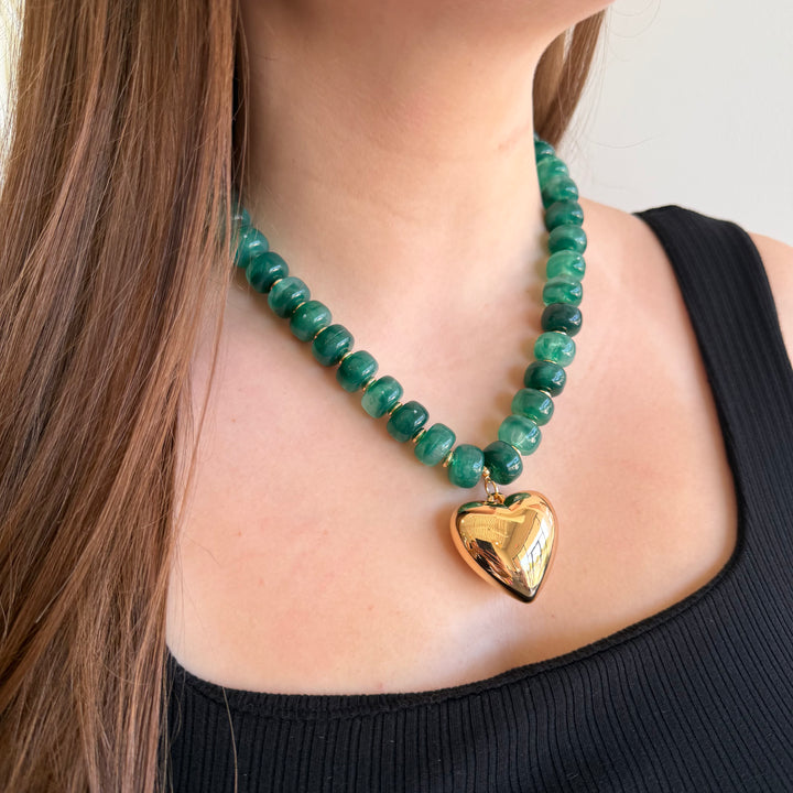 Adore You Heart Necklace- Multiple Colors