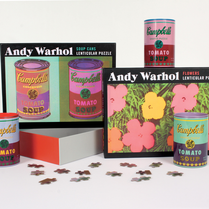 Andy Warhol Soup Cans 300 Piece Lenticular Jigsaw Puzzle