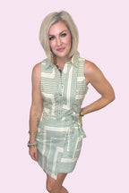 Palm Grove Wrap Dress