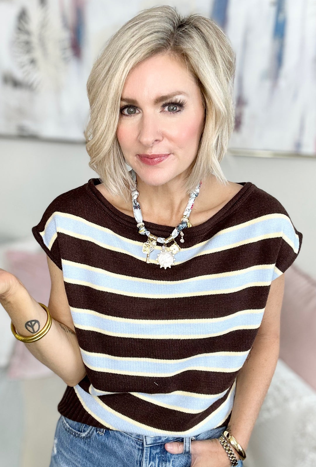 Mod Theory Striped Top