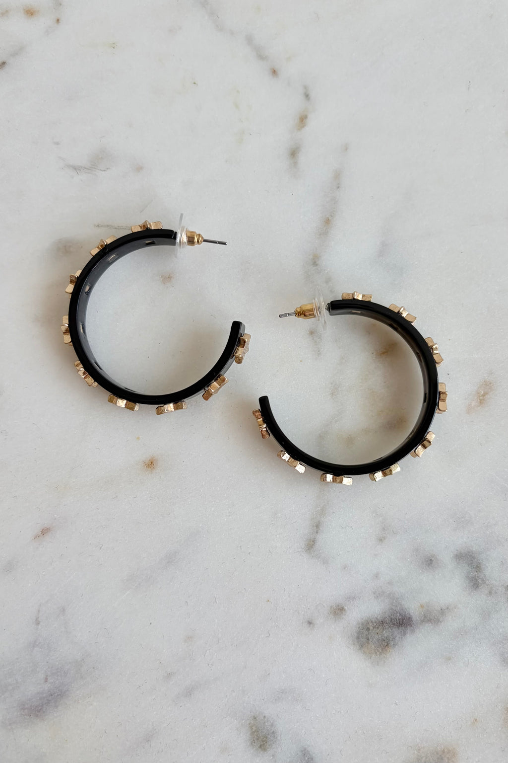 Count Your Lucky Star Hoop Earrings