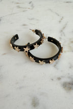 Count Your Lucky Star Hoop Earrings