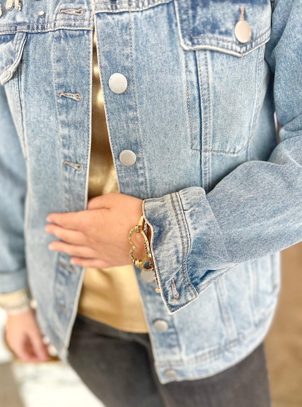 Dear John- But Make it Fancy Denim Jacket