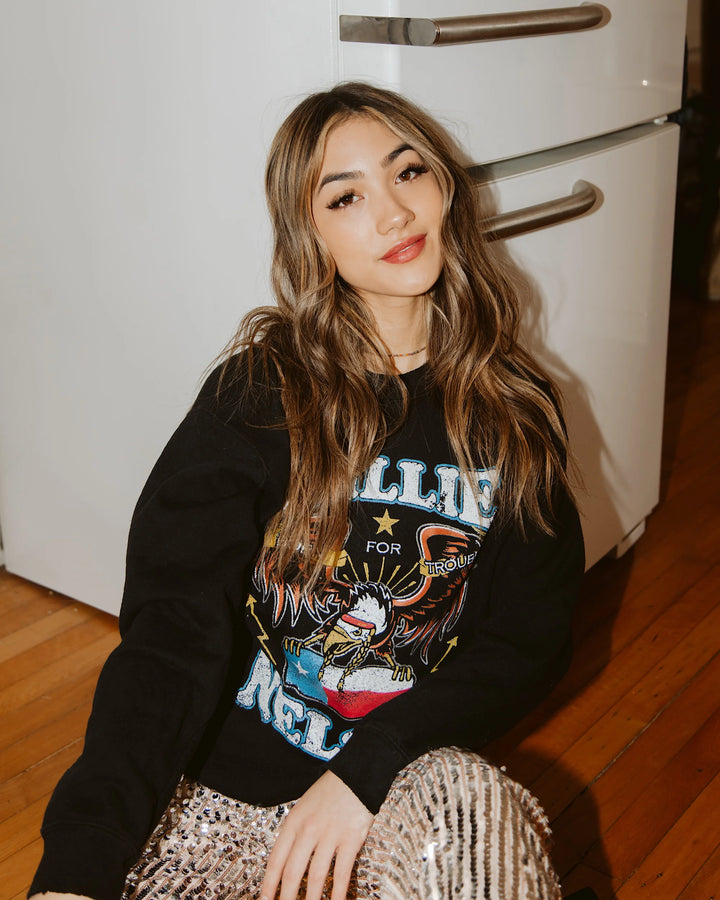 Willie Nelson: Born For Trouble Sweatshirt